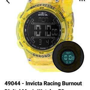 Invicta Yellow Digital watch